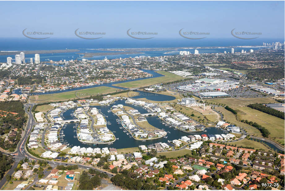 Aerial Photo Harbour Quays QLD Aerial Photography