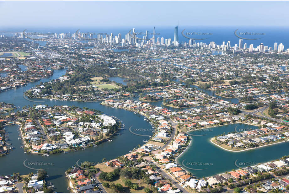 Aerial Photo Broadbeach Waters QLD Aerial Photography