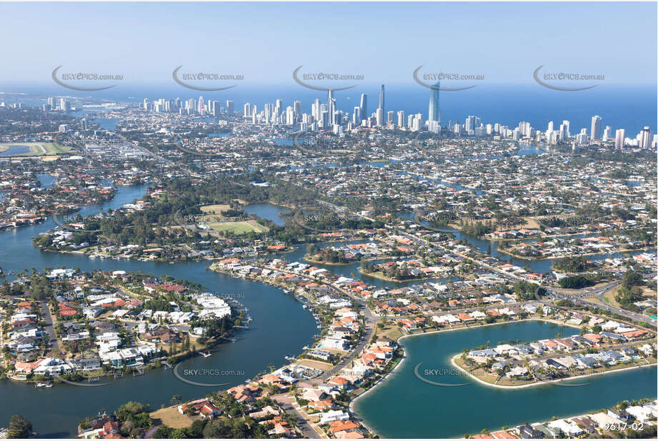 Aerial Photo Broadbeach Waters QLD Aerial Photography