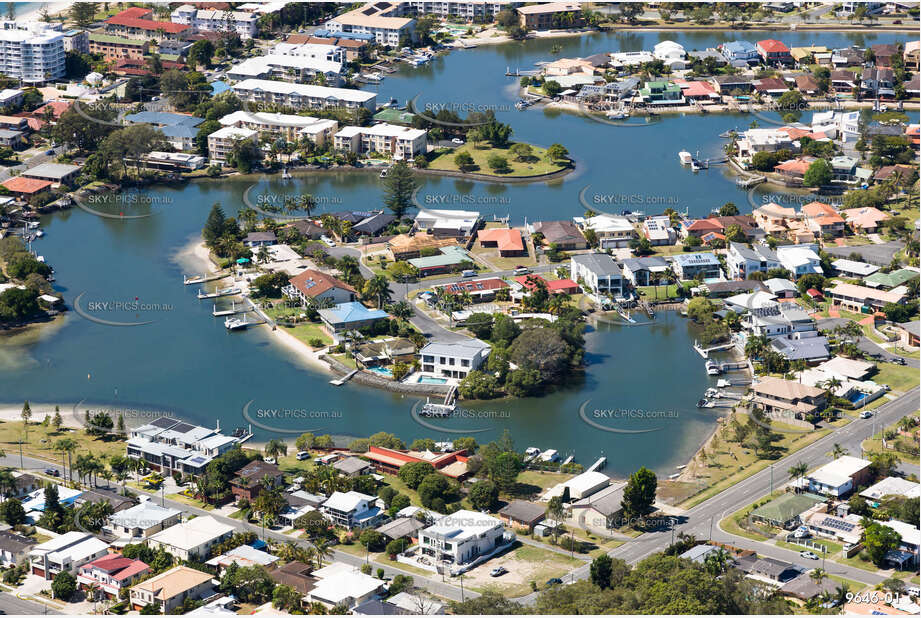 Aerial Photo Biggera Waters QLD Aerial Photography