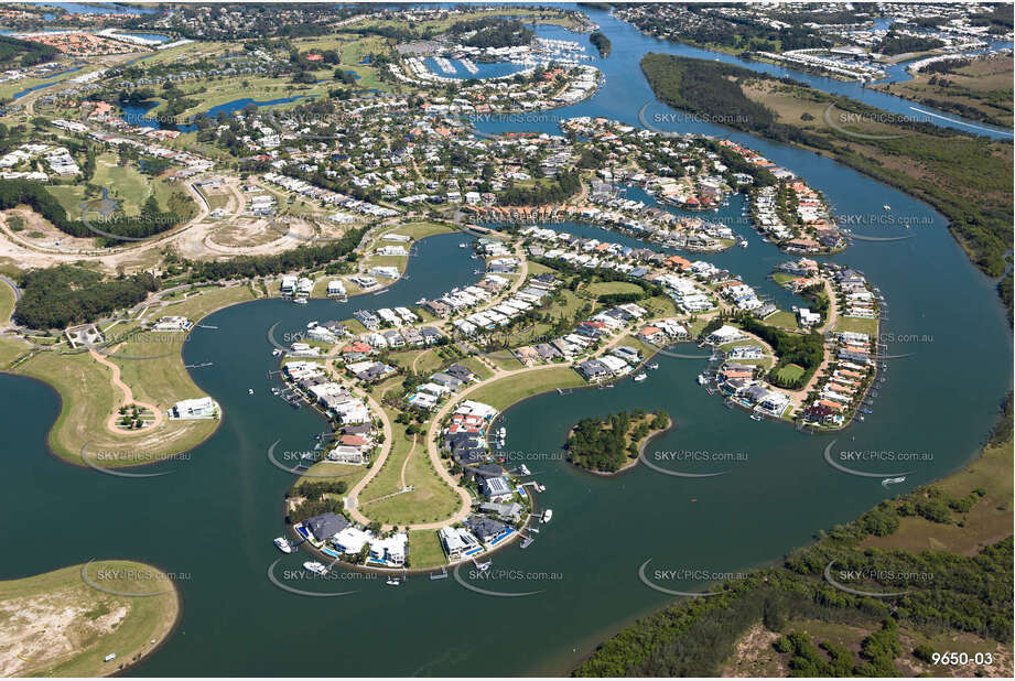 Aerial Photo Sanctuary Cove QLD Aerial Photography