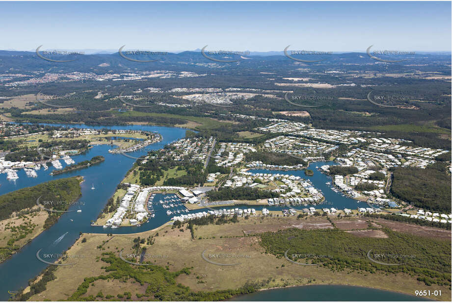 Aerial Photo Coomera Waters QLD Aerial Photography