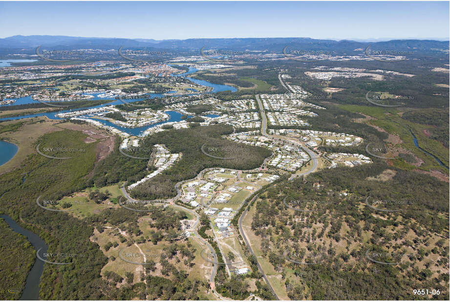 Aerial Photo Coomera Waters QLD Aerial Photography