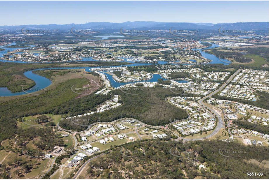 Aerial Photo Coomera Waters QLD Aerial Photography