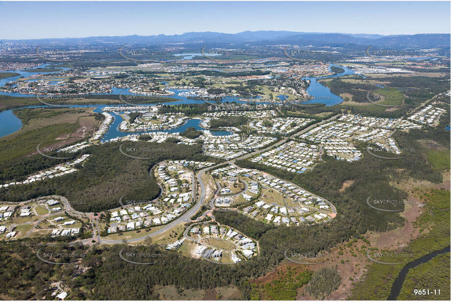 Aerial Photo Coomera Waters QLD Aerial Photography