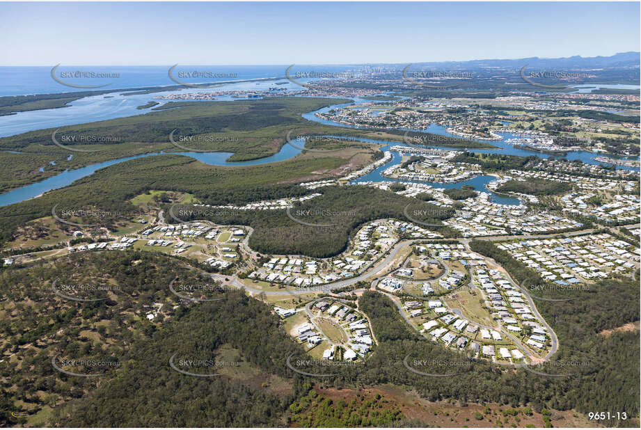 Aerial Photo Coomera Waters QLD Aerial Photography