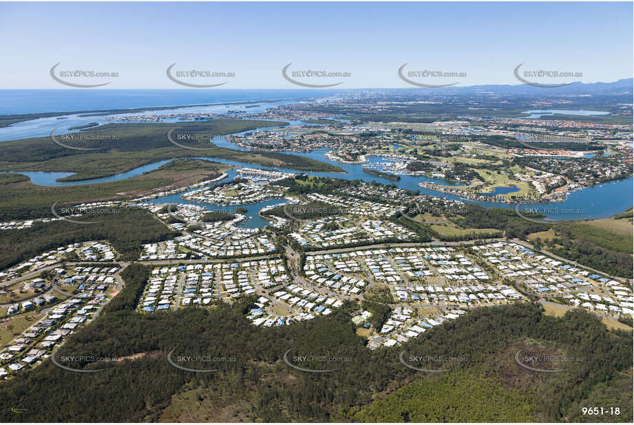 Aerial Photo Coomera Waters QLD Aerial Photography