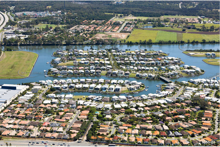 Aerial Photo River Links Helensvale QLD Aerial Photography