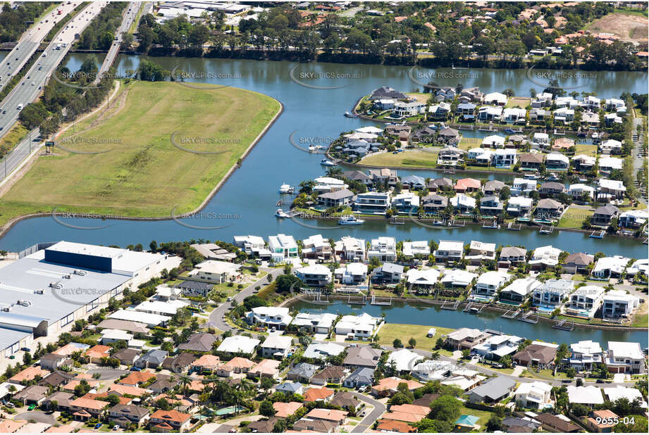 Aerial Photo River Links Helensvale QLD Aerial Photography