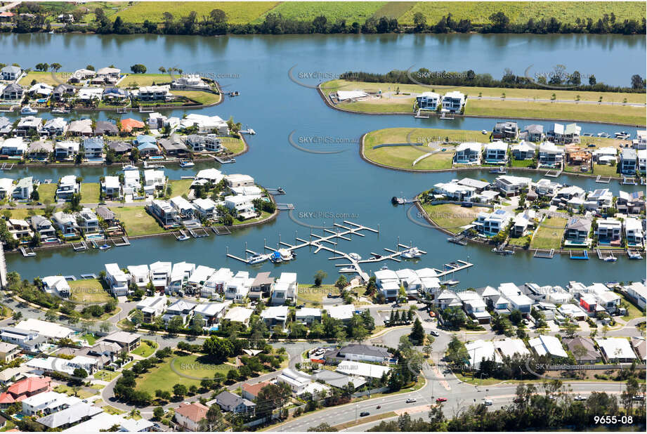 Aerial Photo River Links Helensvale QLD Aerial Photography