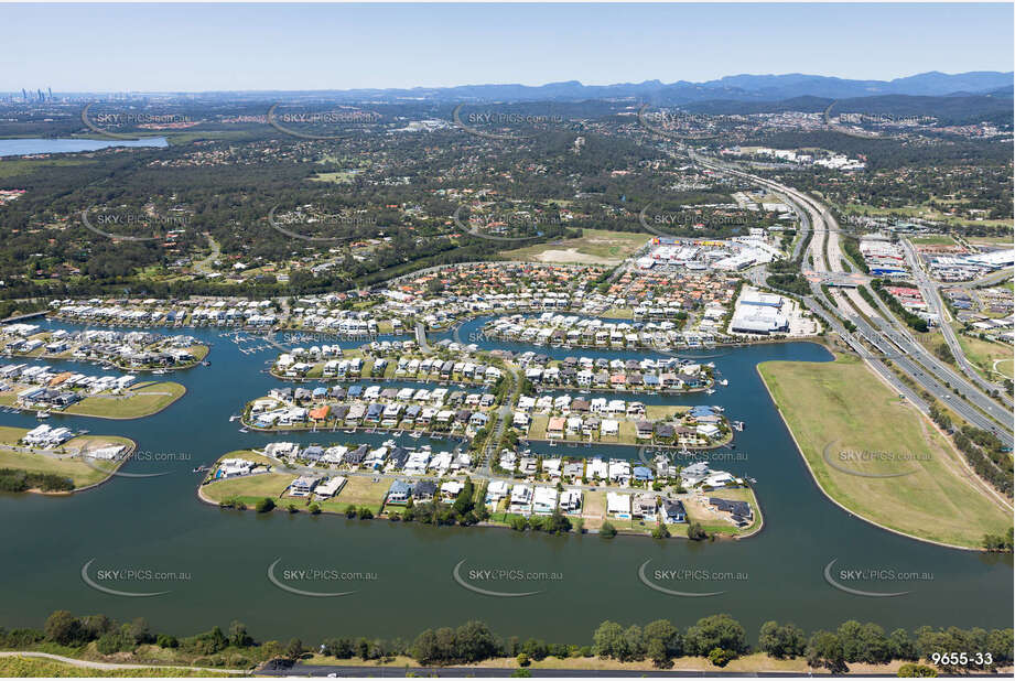 Aerial Photo River Links Helensvale QLD Aerial Photography