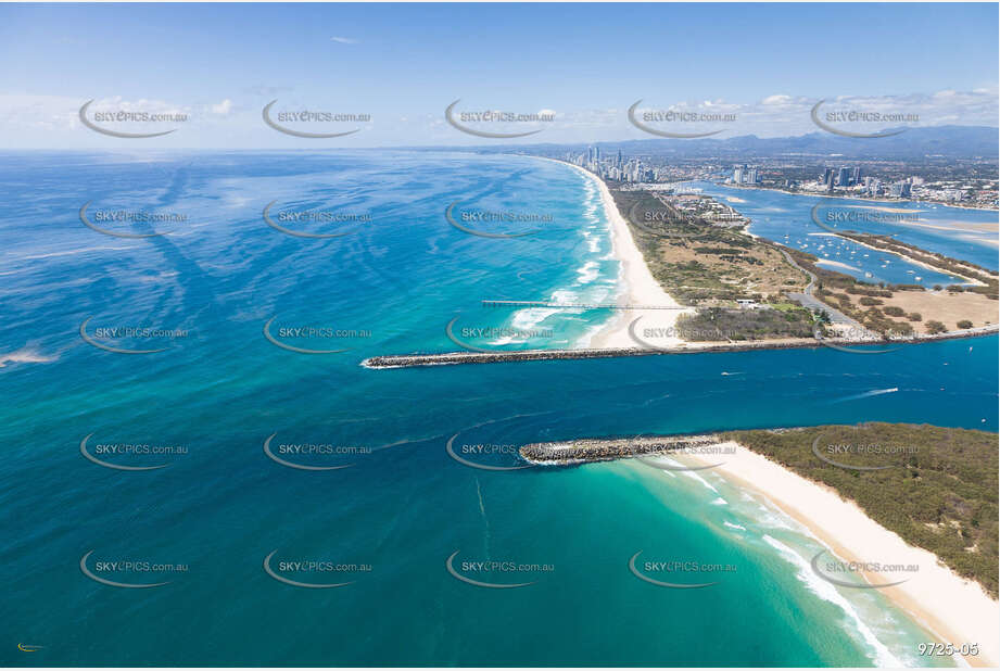 Aerial Photo The Gold Coast Seaway QLD Aerial Photography