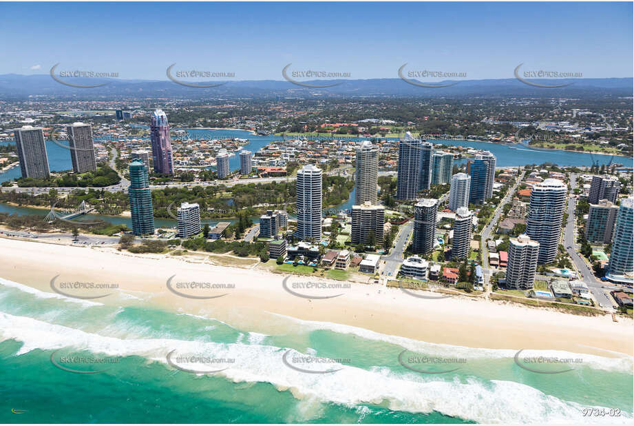 Aerial Photo Main Beach QLD Aerial Photography