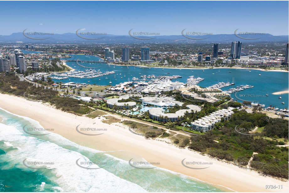 Aerial Photo Main Beach QLD Aerial Photography