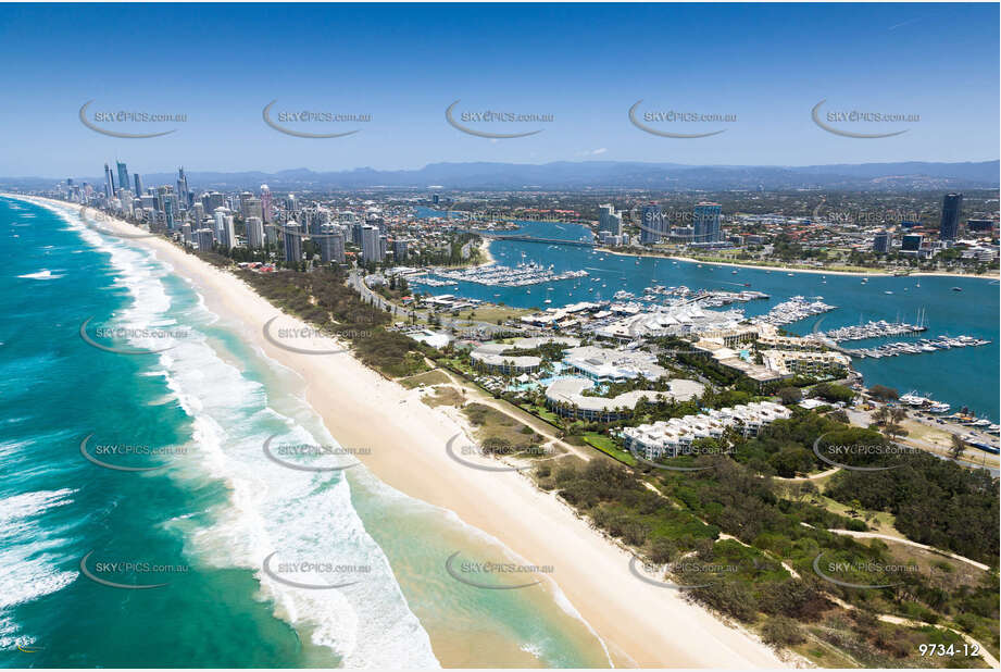 Aerial Photo Main Beach QLD Aerial Photography