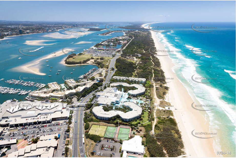 Aerial Photo Main Beach QLD Aerial Photography