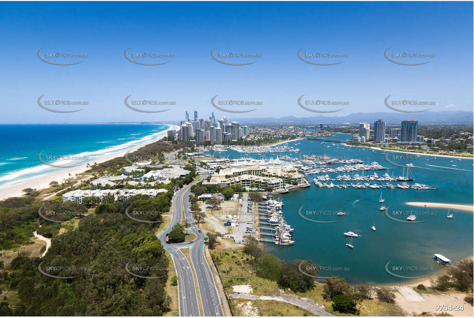 Aerial Photo Main Beach QLD Aerial Photography