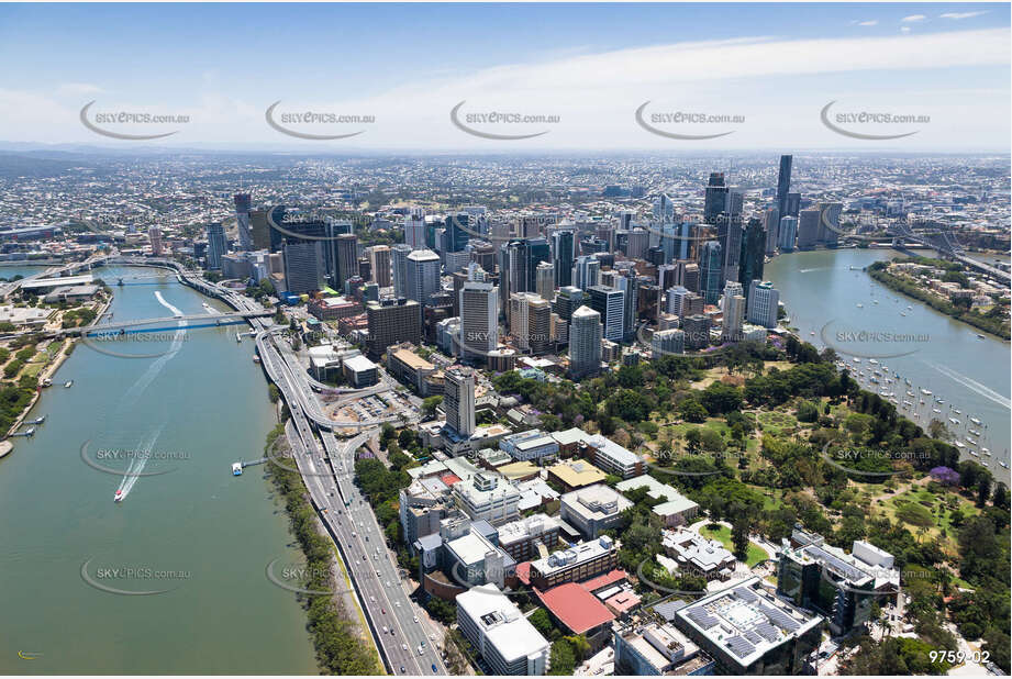 Aerial Photo Brisbane CBD QLD Aerial Photography