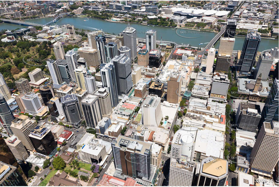 Aerial Photo Brisbane CBD QLD Aerial Photography