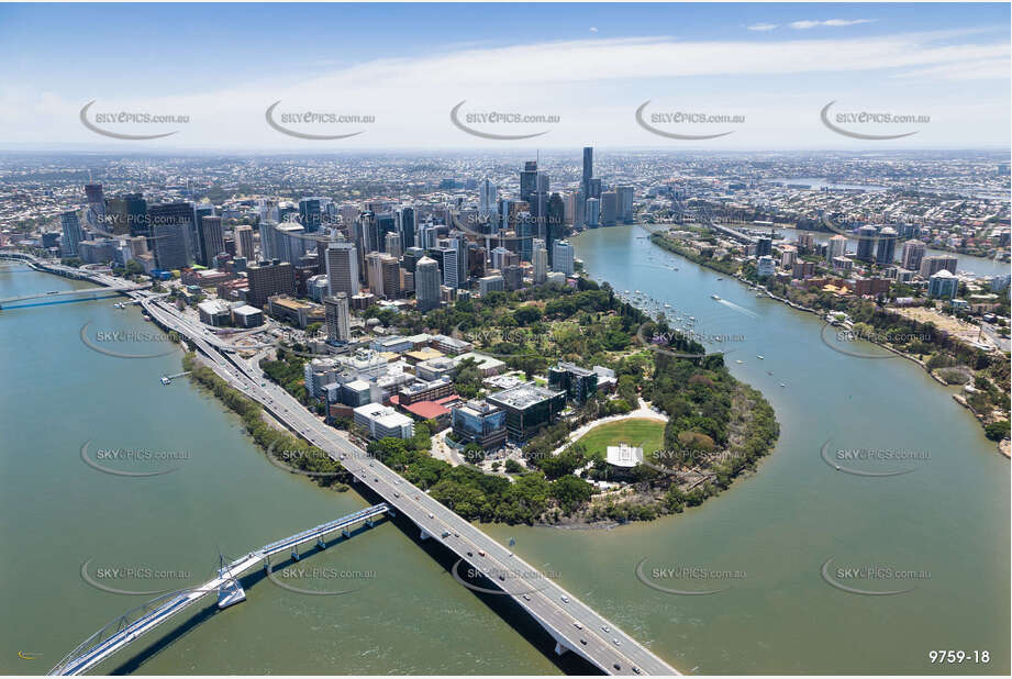 Aerial Photo Brisbane CBD QLD Aerial Photography