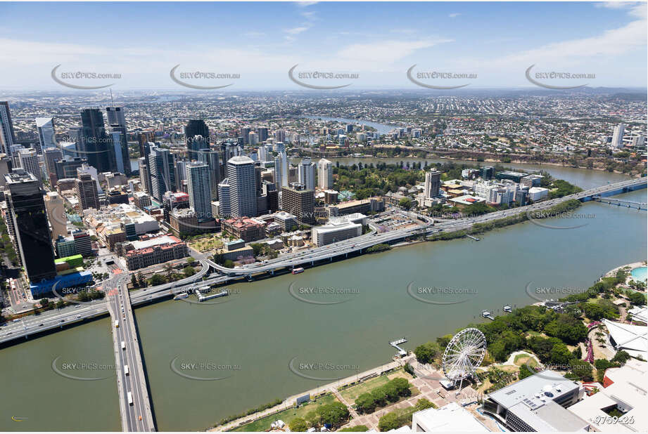 Aerial Photo Brisbane CBD QLD Aerial Photography