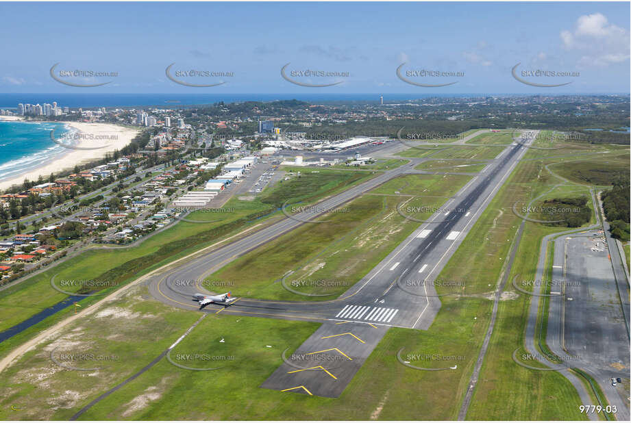 Gold Coast Airport Bilinga QLD Aerial Photography