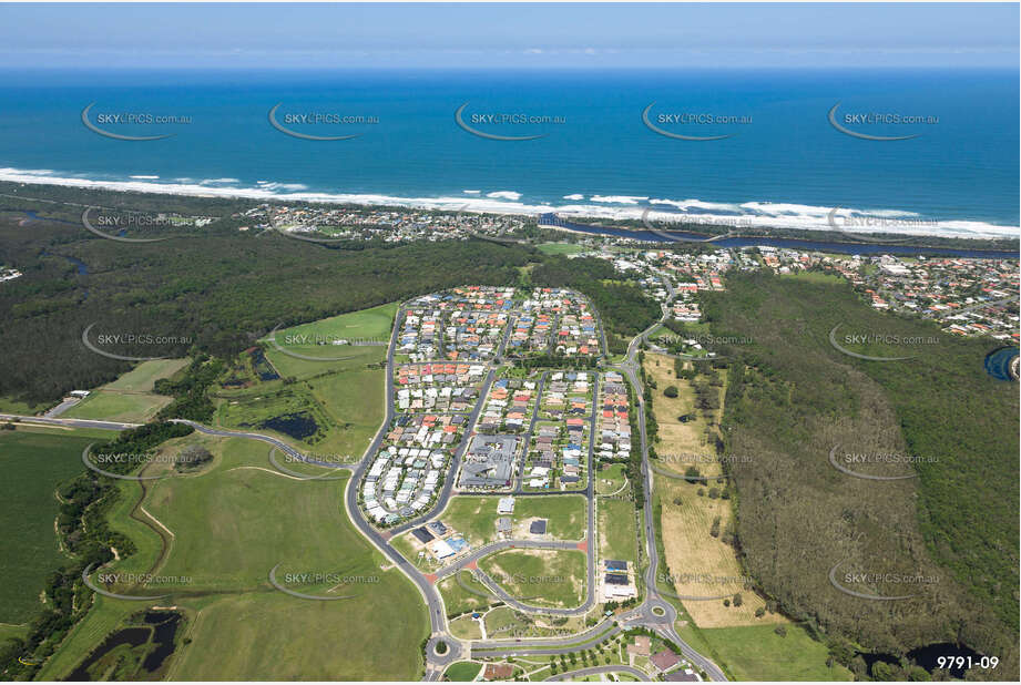 Aerial Photo Seabreeze Estate Pottsville NSW Aerial Photography