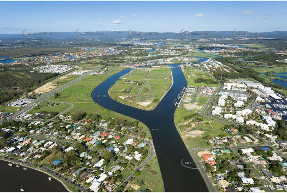 Aerial Photo Hope Island QLD Aerial Photography