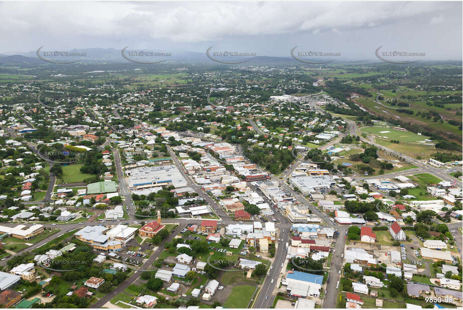 A post flood aerial photo of Gympie QLD Aerial Photography