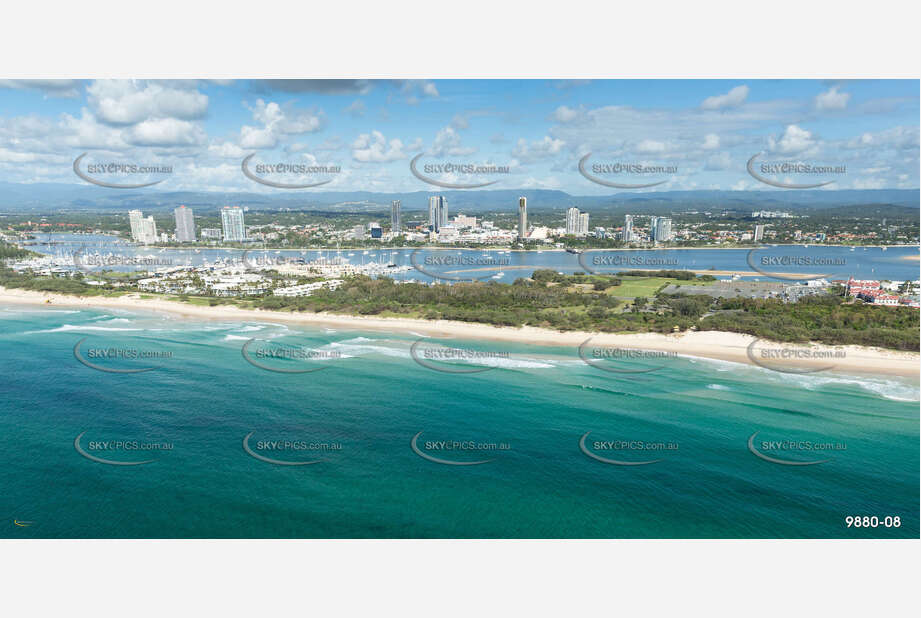 Aerial Photo Main Beach QLD Aerial Photography