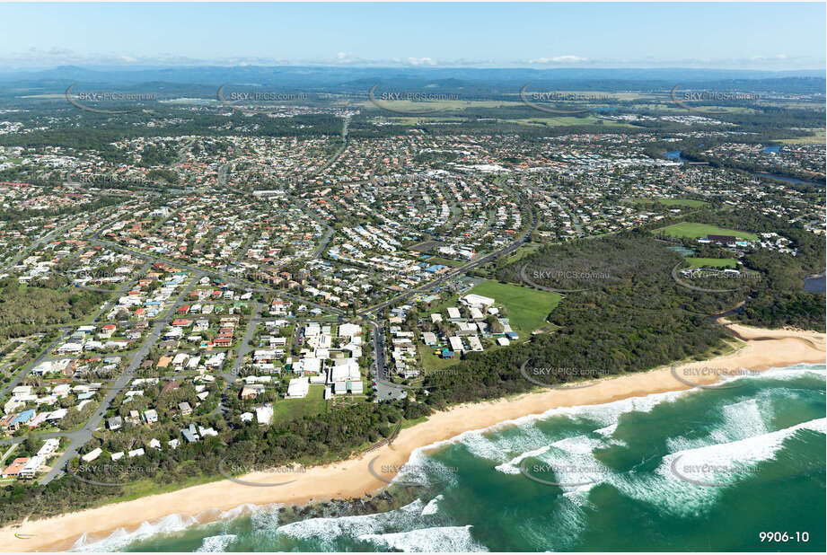 Aerial Photo Dicky Beach QLD Aerial Photography