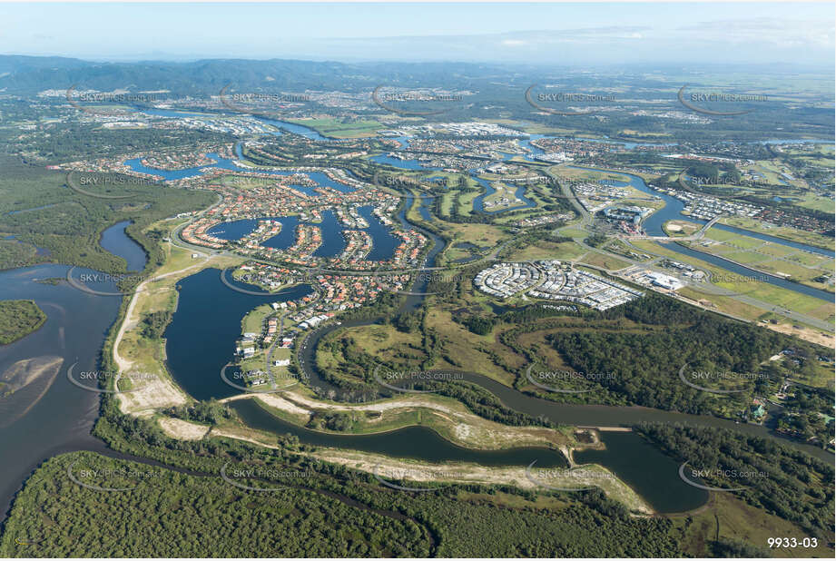 Aerial Photo Oyster Cove Helensvale QLD Aerial Photography