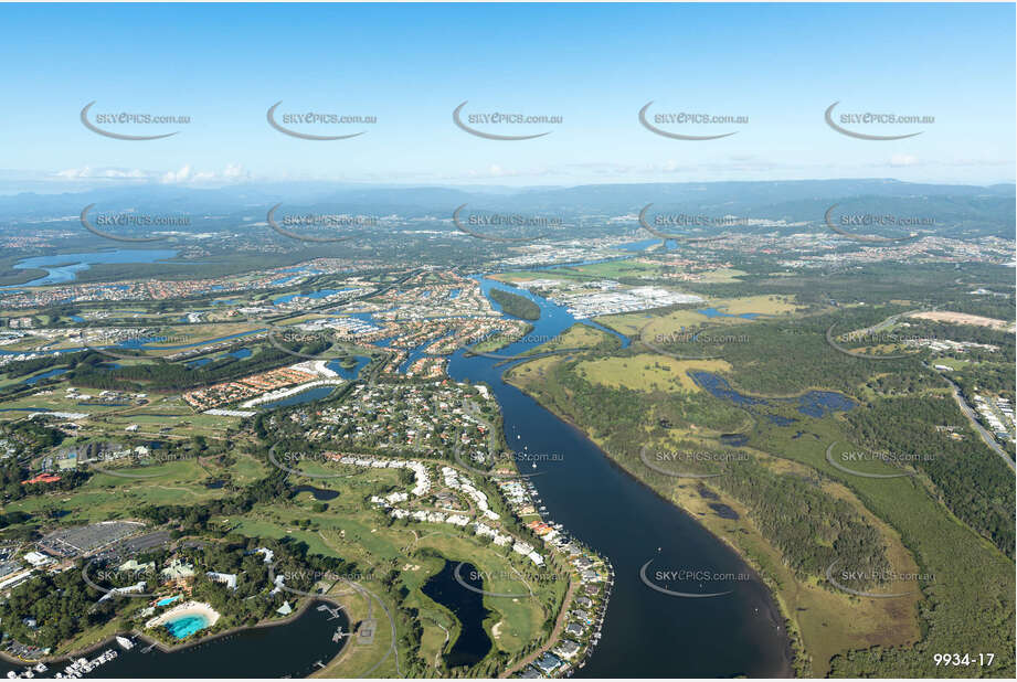 Aerial Photo Hope Island QLD Aerial Photography