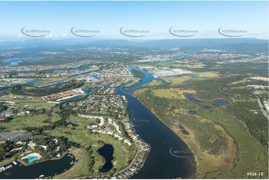 Aerial Photo Hope Island QLD Aerial Photography