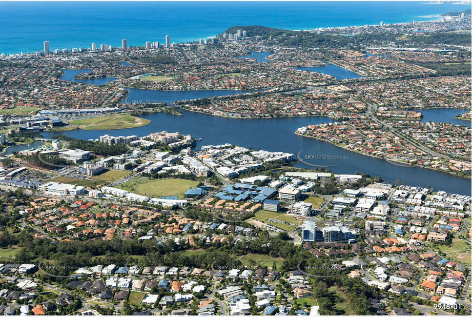 Aerial Photo Varsity Lakes QLD Aerial Photography