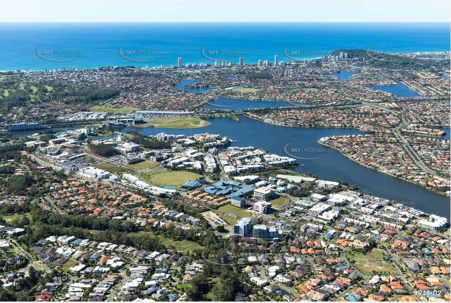 Aerial Photo Varsity Lakes QLD Aerial Photography