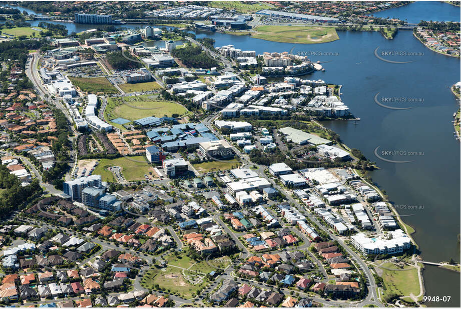 Aerial Photo Varsity Lakes QLD Aerial Photography