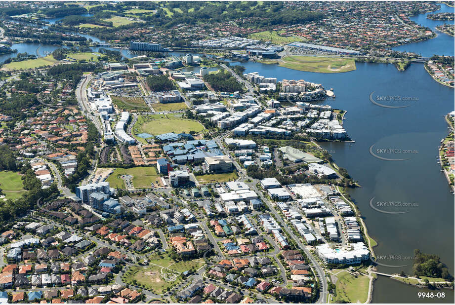 Aerial Photo Varsity Lakes QLD Aerial Photography