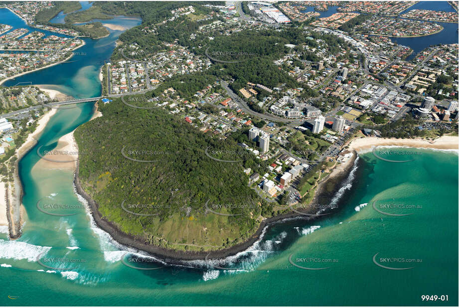 Aerial Photo Burleigh Heads QLD Aerial Photography