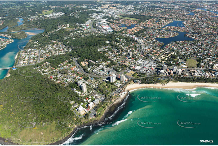 Aerial Photo Burleigh Heads QLD Aerial Photography