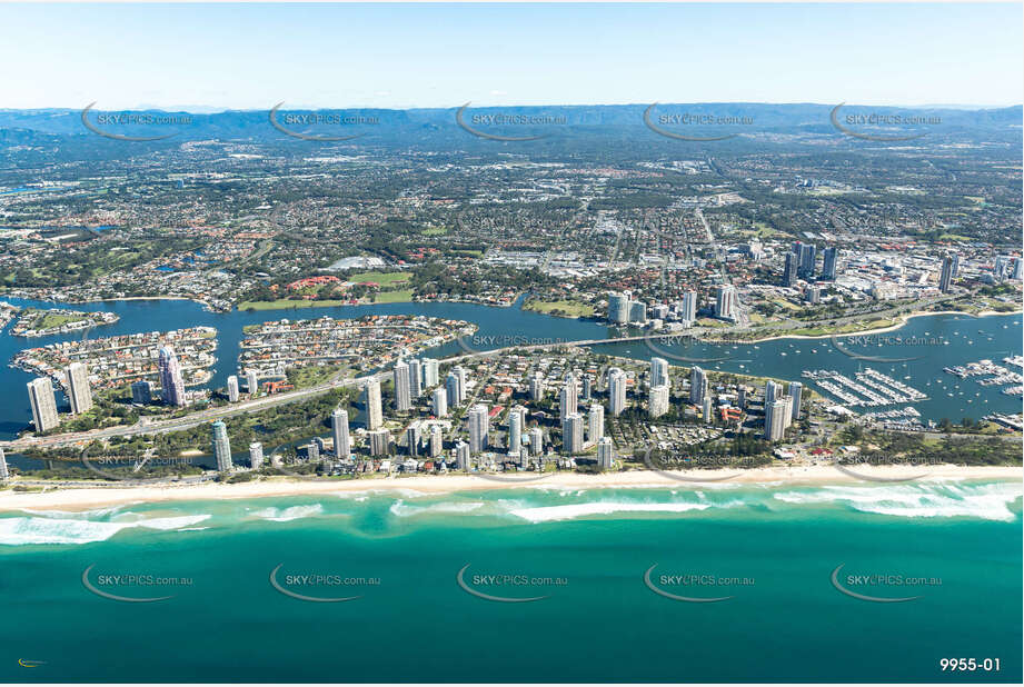 Aerial Photo Main Beach QLD Aerial Photography